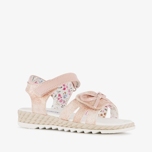 Meisjes sandalen met strikje roze
