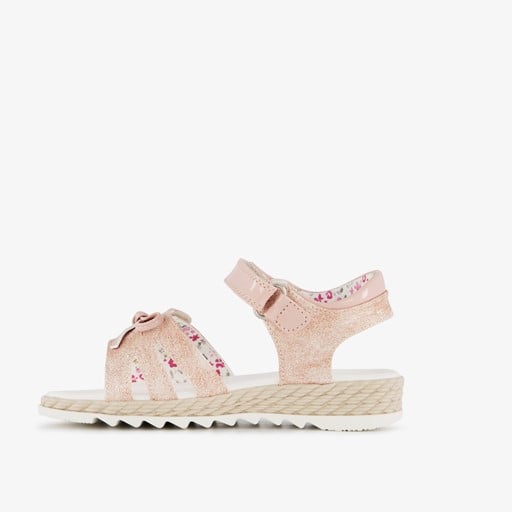 Meisjes sandalen met strikje roze