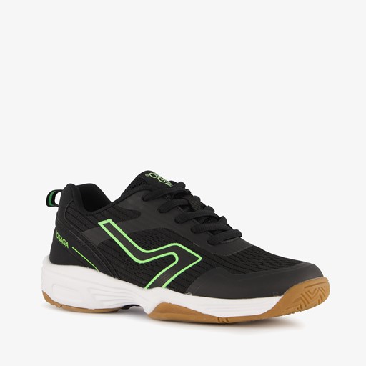 Kinder sportschoenen zwart groen