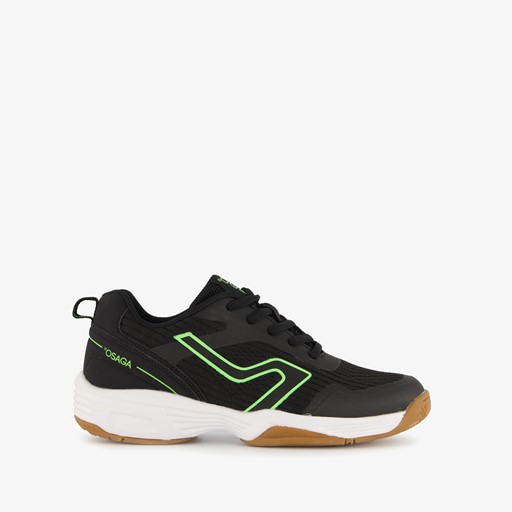 Kinder sportschoenen zwart groen
