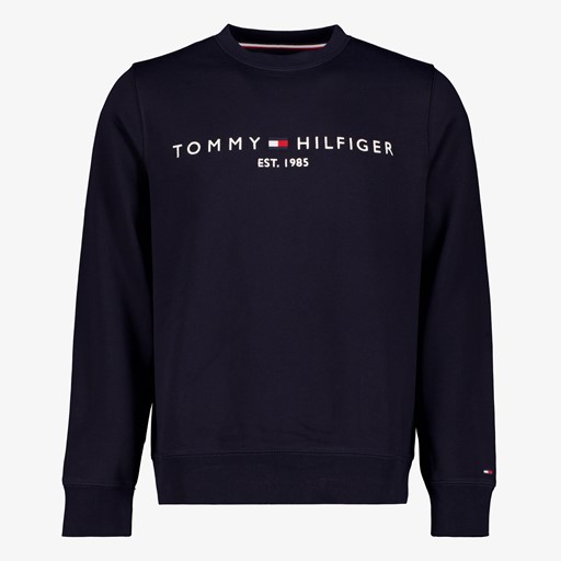 Heren sweater donkerblauw