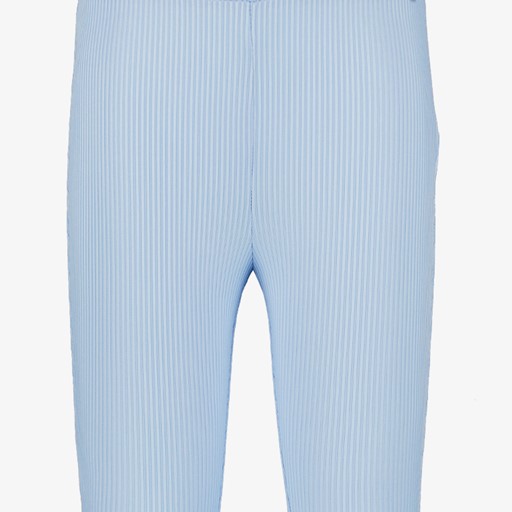 Geribde meisjes flared broek ijsblauw