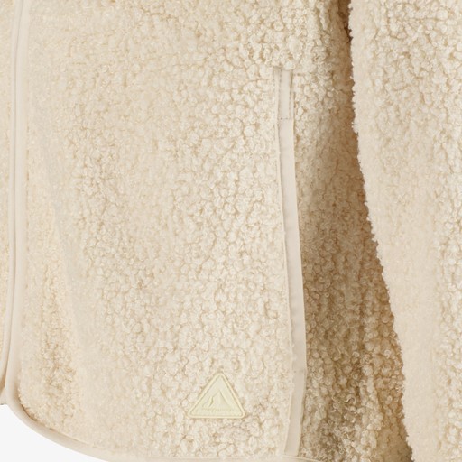 Kinder outdoor fleece vest beige