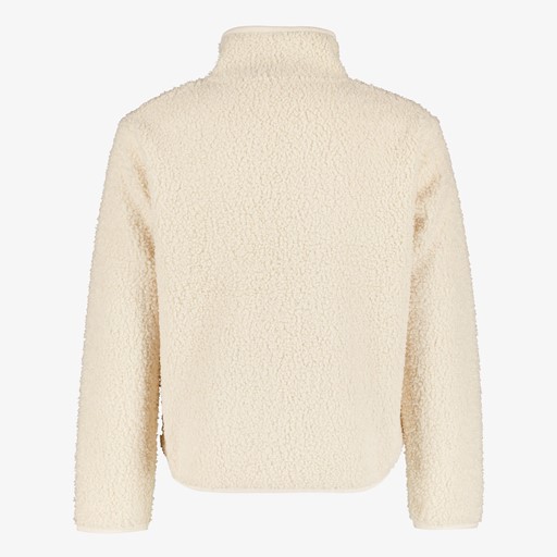 Kinder outdoor fleece vest beige