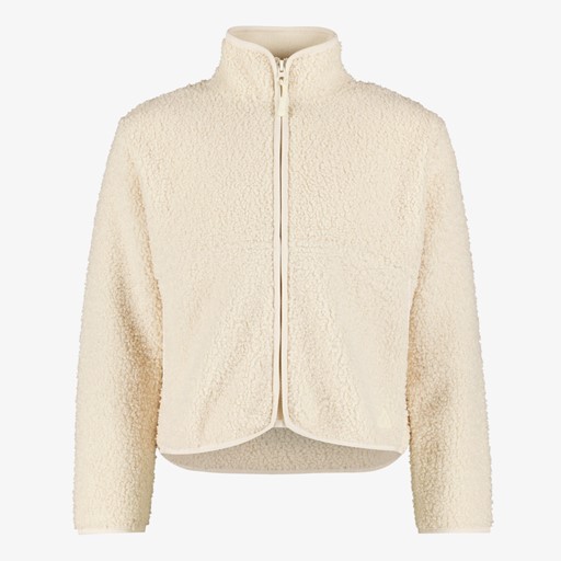 Kinder outdoor fleece vest beige