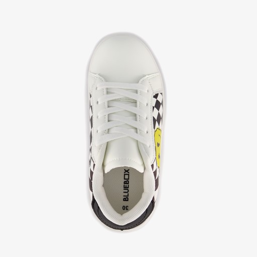 Jongens chessboard sneakers met smiley