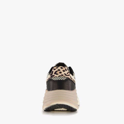 Dames dad sneakers met dierenprint
