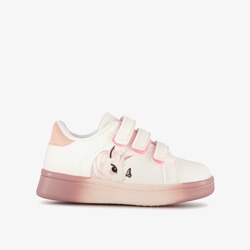 Meisjes sneakers met roze zool