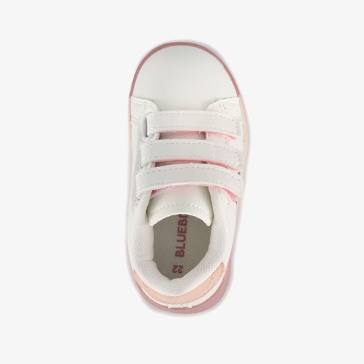 Meisjes sneakers met roze zool