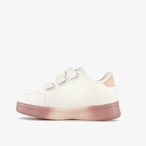 Meisjes sneakers met roze zool