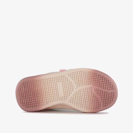 Meisjes sneakers met roze zool