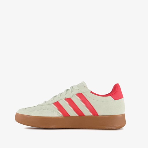Barreda dames sneakers beige rood