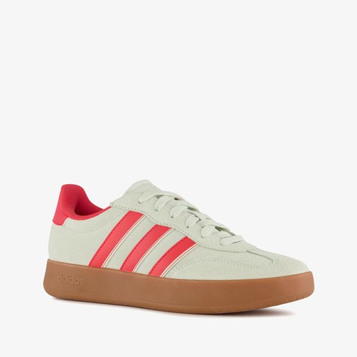 Barreda dames sneakers beige rood