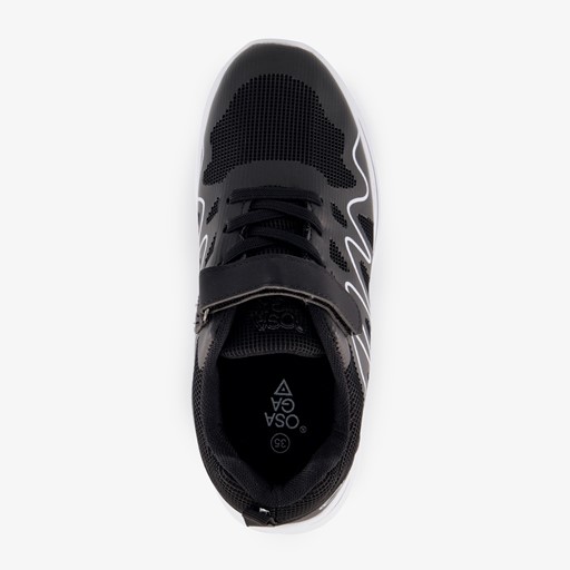 Jongens sportschoenen zwart wit