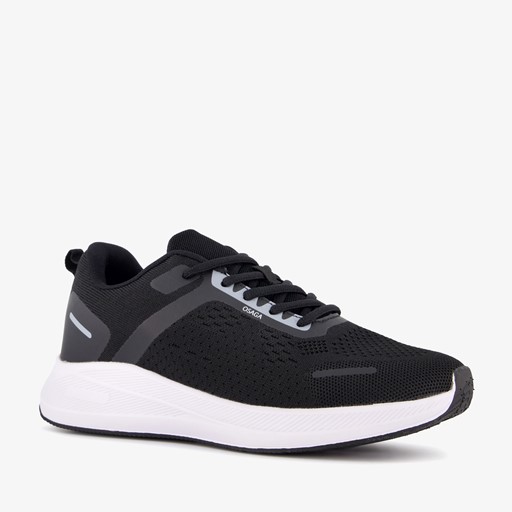 Heren hardloopschoenen zwart