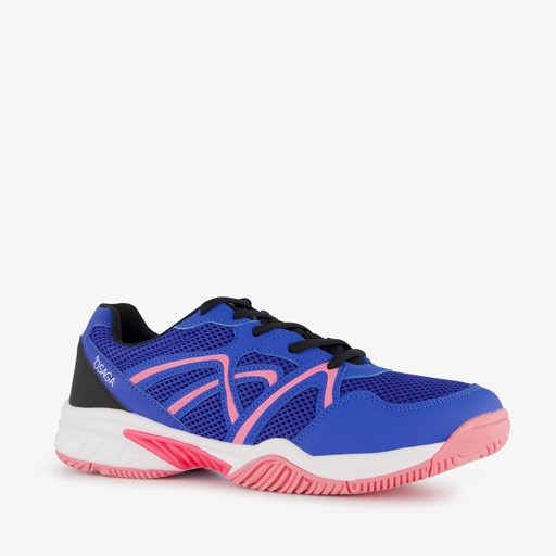 Dames fitnessschoenen blauw roze