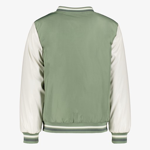 Jongens baseball bomberjack groen