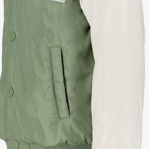 Jongens baseball bomberjack groen