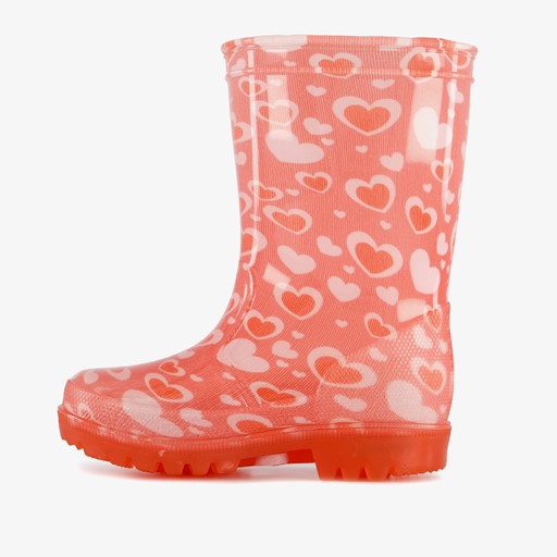 Kinder hartjes regenlaarzen met lichtjes
