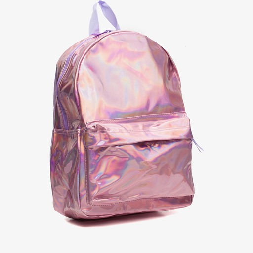 Metallic meisjes rugzak roze 14 liter