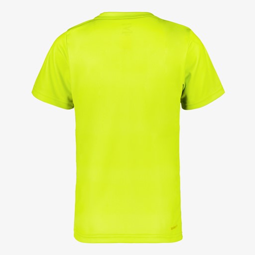 Dry kinder voetbal T-shirt neon geel