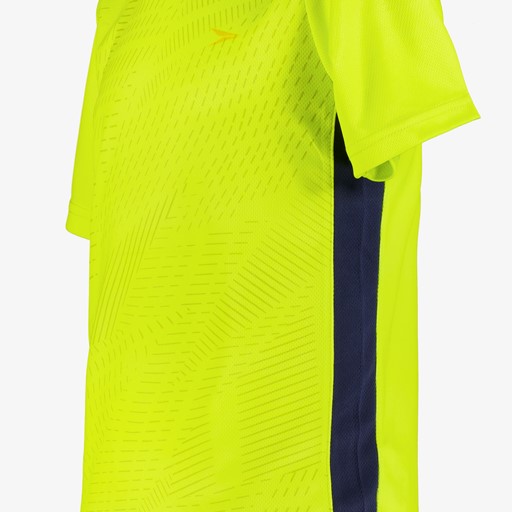 Dry kinder voetbal T-shirt neon geel