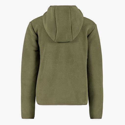 Kinder outdoor fleece vest groen