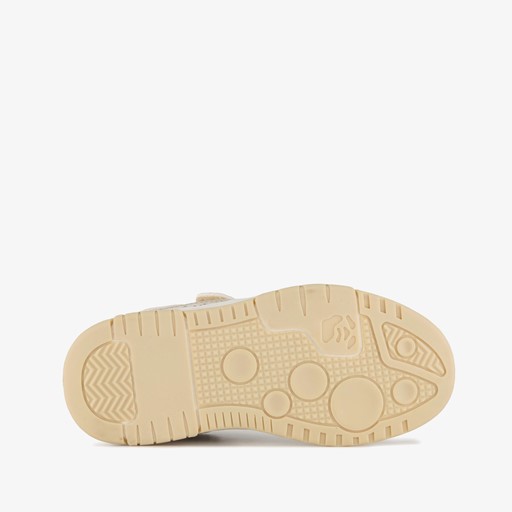 Meisjes sneakers met luipaardprint beige