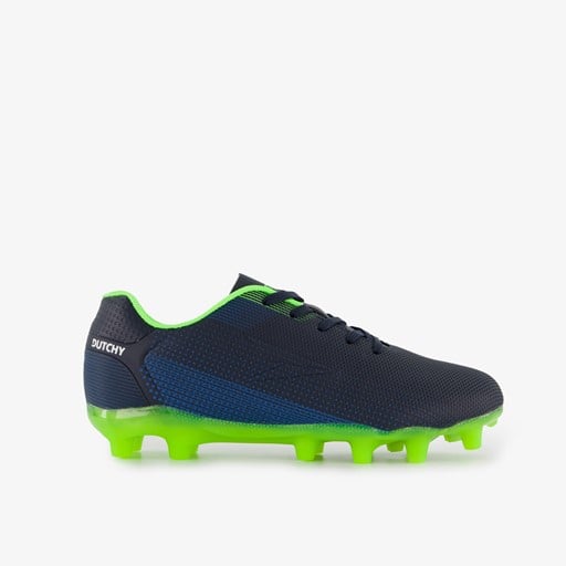 Kinder voetbalschoenen FG blauw geel