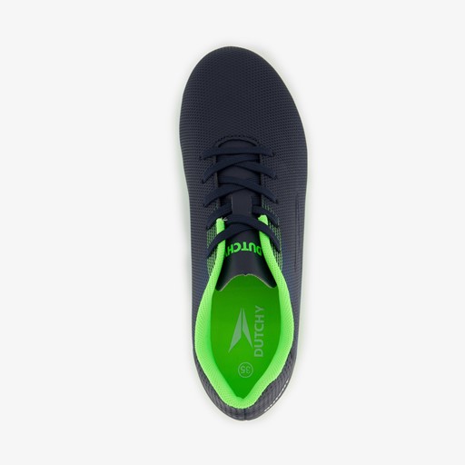 Kinder voetbalschoenen FG blauw geel