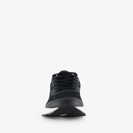 Heren hardloopschoenen zwart blauw