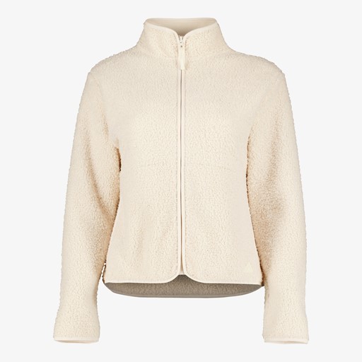 Dames outdoor fleece vest beige