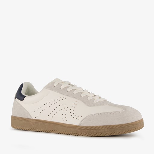 Heren sneakers wit grijs