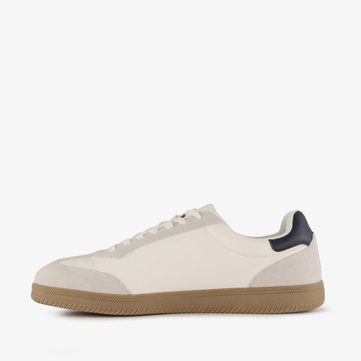 Heren sneakers wit grijs