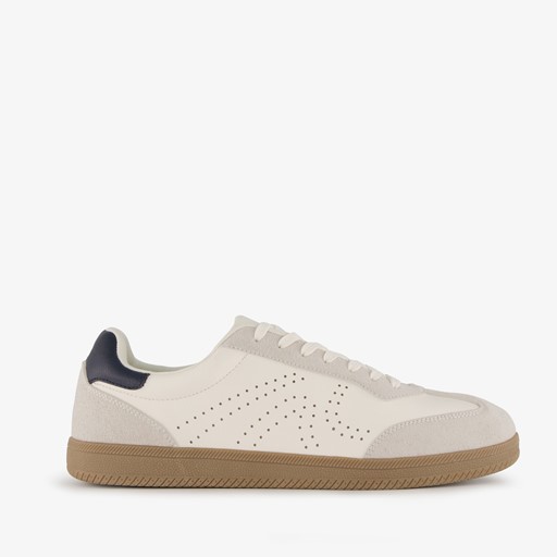 Heren sneakers wit grijs