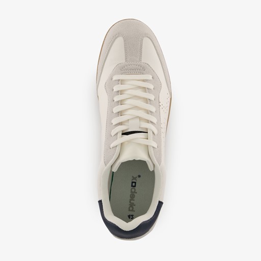 Heren sneakers wit grijs