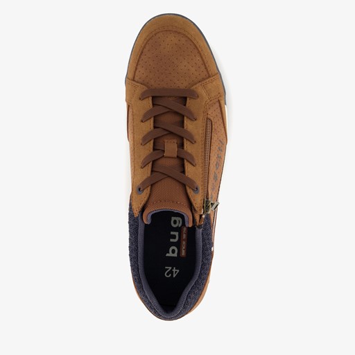 Heren sneakers cognac