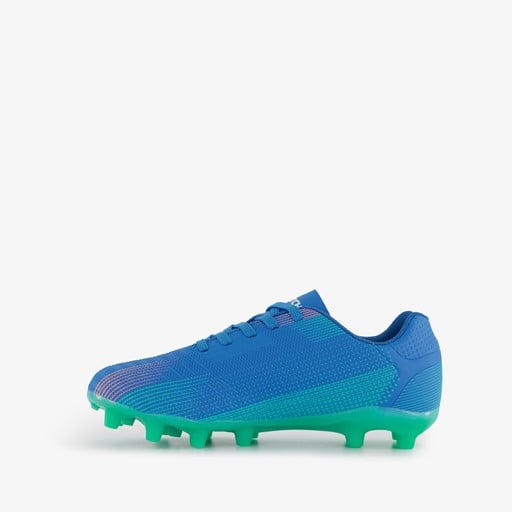 Kinder voetbalschoenen FG blauw groen