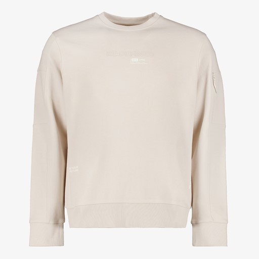 Heren sweater beige