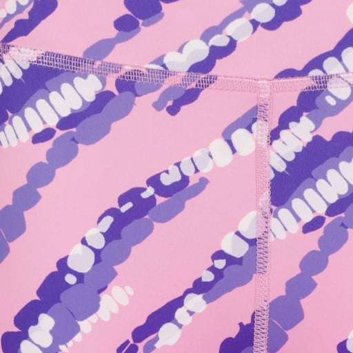 Meisjes sportlegging met print roze