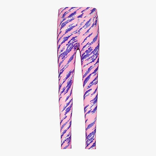 Meisjes sportlegging met print roze