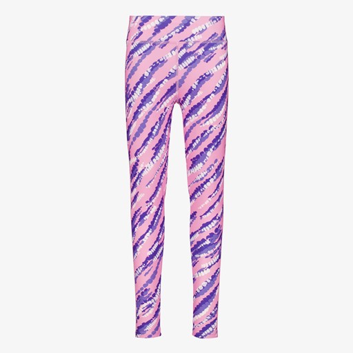 Meisjes sportlegging met print roze