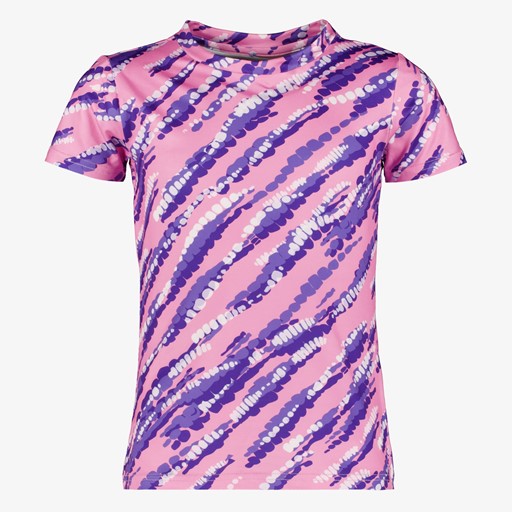 Dry meisjes sport T-shirt met print roze