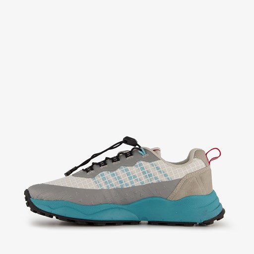 Jongens sneakers grijs blauw