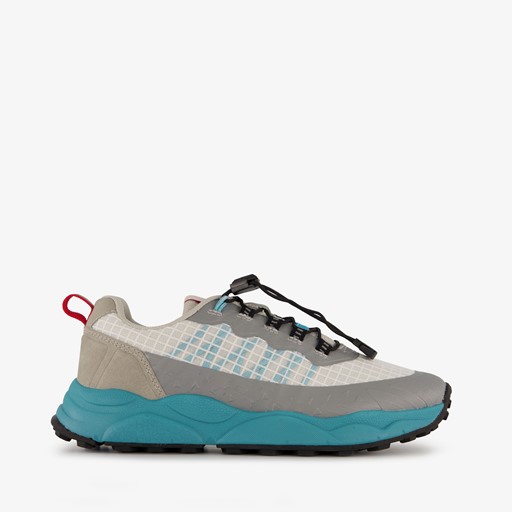 Jongens sneakers grijs blauw