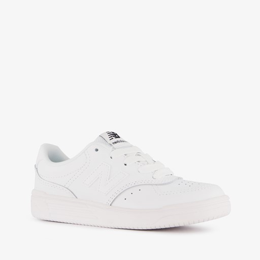 PSB80 leren jongens sneakers wit
