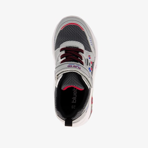 Jongens sneakers grijs met lichtjes