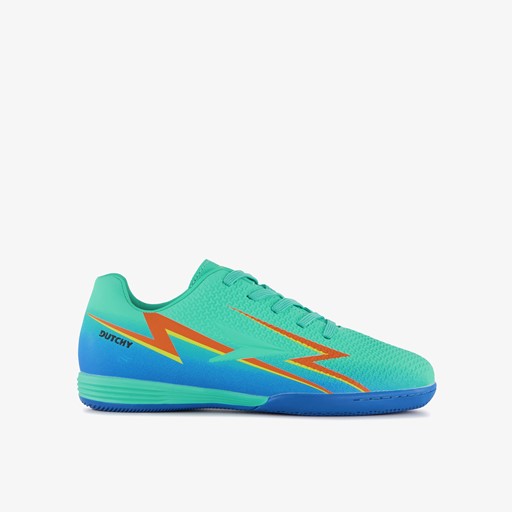 Pitch jongens zaalschoenen IC blauw oranje