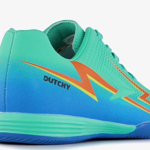 Pitch jongens zaalschoenen IC blauw oranje