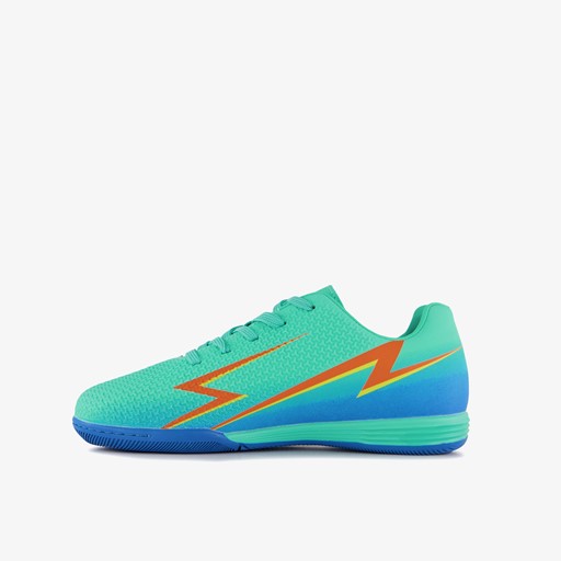 Pitch jongens zaalschoenen IC blauw oranje